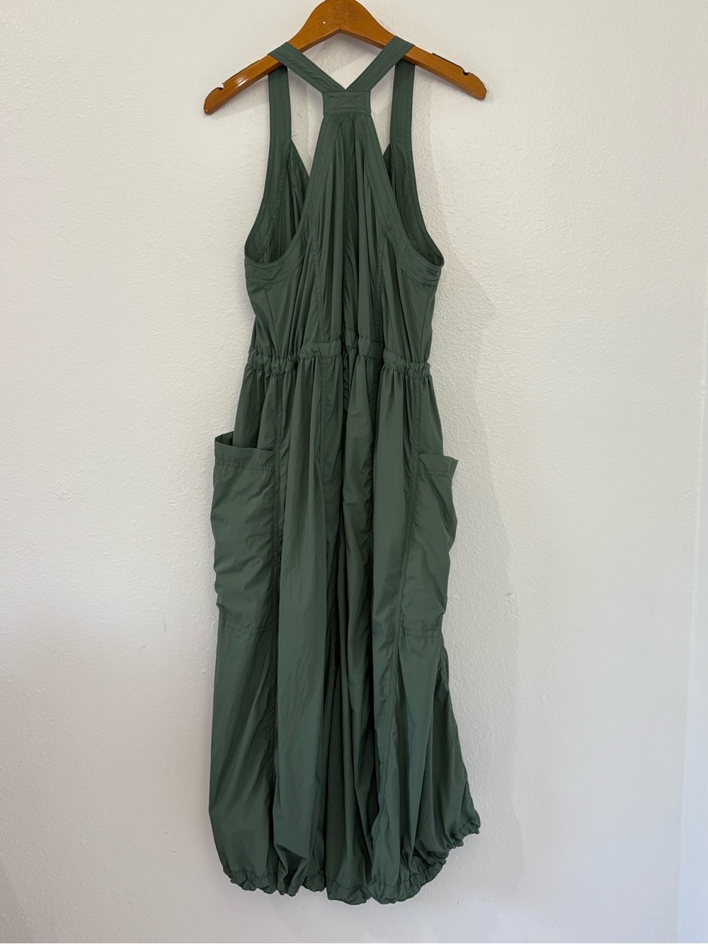 Anthropologie Daily Practice Free Fall Midi Dress Green Size S - Picture 8 of 14